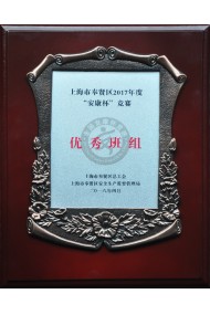 上海市奉贤区2017年度“安康杯”竞赛优秀班组